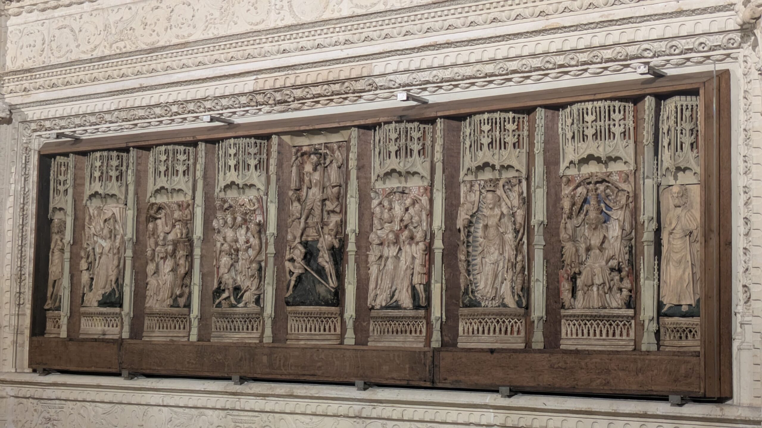 Albâtres du 15e siècle de Saint-Michel