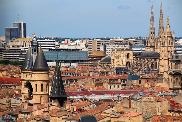 Panorama toits de bordeaux
